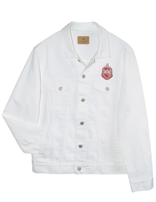 Buy white-denim Delta Sigma Theta Denim