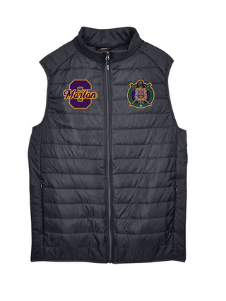 Omega Psi Phi Vest with Shield and Custom Name and Number